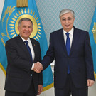 Минниханов встретился с президентом Казахстана