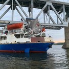Танкер из Татарстана врезался в железнодорожный мост в Костроме