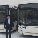 В Челны поставили три новых больших автобуса