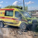 В Татарстане три человека пострадали при столкновении скорой помощи и «газели» на трассе