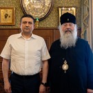 Глава МВД по РТ Сатретдинов впервые встретился с митрополитом Казанским и Татарстанским Кириллом
