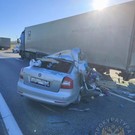 Водитель Škoda влетел в фуру на трассе в Елабужском районе РТ – погиб пассажир легковушки