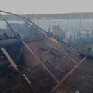 На острове в Зеленодольском районе сгорели два садовых дома, госпитализирован мужчина