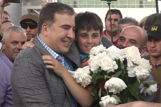 Саакашвили вернулся на Украину