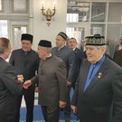 Минниханов, Шаймиев и другие VIP'ы открыли соборную мечеть Лаишево