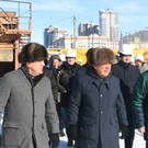 Минниханову и Метшину показали стройку первого участка второй линии метро