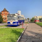 На Петербургской в Казани выставили два ретротроллейбуса
