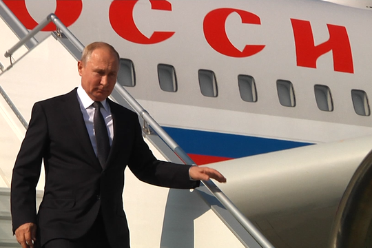 На Казанский авиазавод прибыл Владимир Путин
