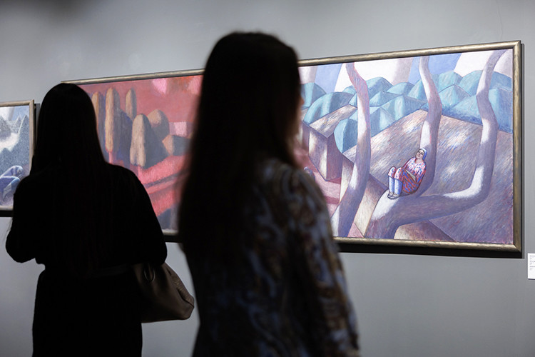 В галерее современного искусства «БИЗОN» открылась выставка «Сон путешественника» Александра Акилова