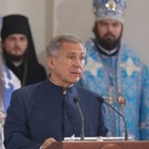 Минниханов выступил на освящении Казанского собора: «Это наше общее достояние»