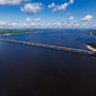 На мосту через Волгу на трассе М12 завершили надвижку последнего пролета левой нитки
