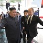 Появились первые фото с закрытой встречи Путина и Ким Чен Ына