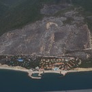 Мощный лесной пожар в районе Дюрсо локализовали на площади 62 гектара (фото с высоты) 