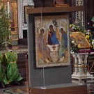 Минкультуры: На реставрацию иконы «Троица» может потребоваться год
