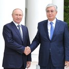 Путин отметил высокий уровень отношений России и Казахстана