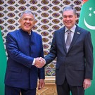 Минниханов встретился в Ашхабаде с Гурбангулы Бердымухамедовым