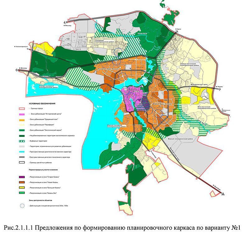 Градостроительная карта казани