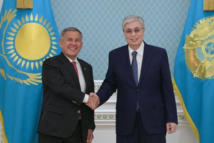 Минниханов встретился с президентом Казахстана Токаевым