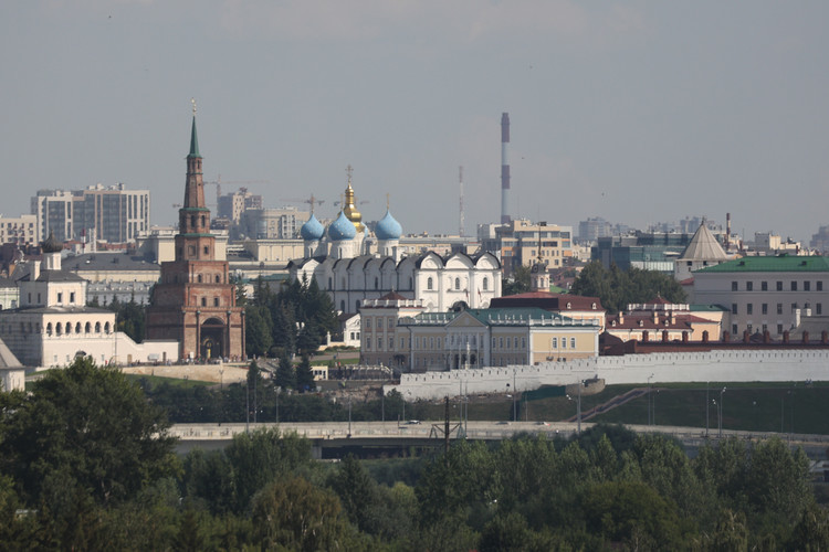 Архитектура Казани. Казань осень. Казань Формат а3.