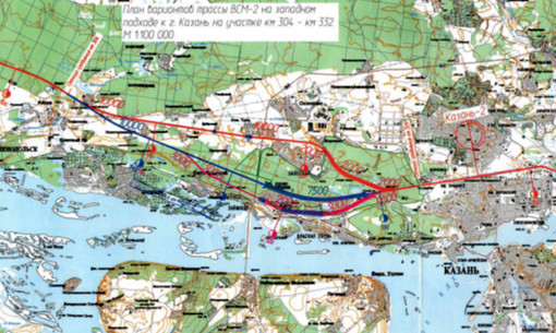 Скоростная железная дорога москва казань схема казань