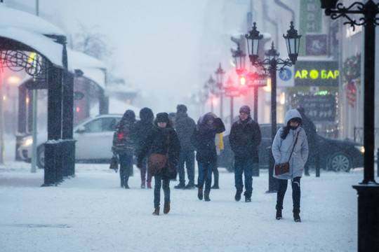В Татарстане ожидается мокрый снег и метель до 15 м/с