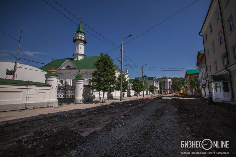 Тротуары Старо-татарской слободы вымостят клинкерной брусчаткой