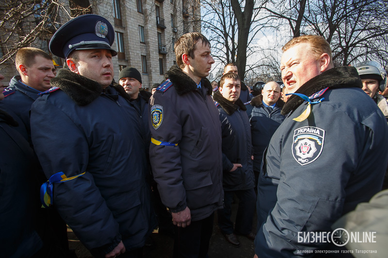 На Майдан прибыла львовская милиция
