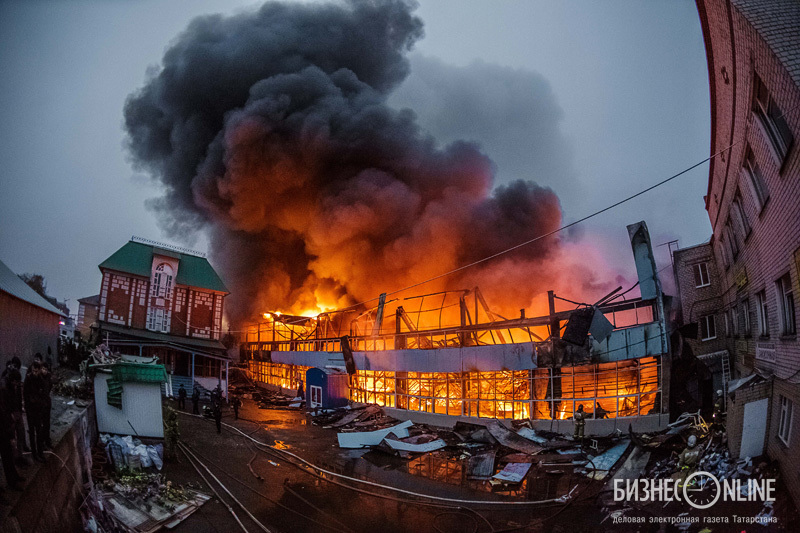Пожар на Вьетнамском рынке