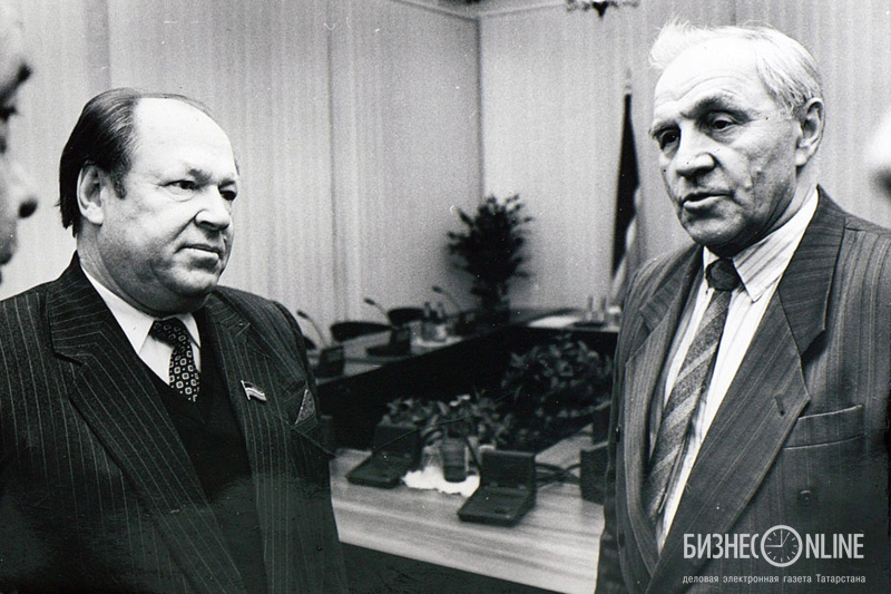 Сабиров М.Г. с народным артистом СССР Ульяновым М.А., 1994 г.