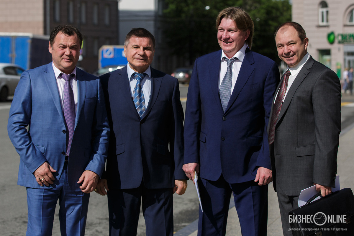 (Слева направо) Рафик Якубов, Равиль Шавалеев, Кирилл Голубев, Шамил Хуснутдинов