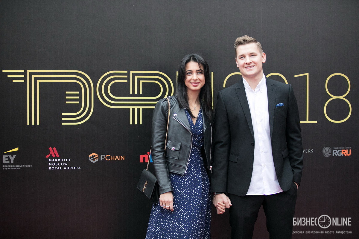 Шеф-повар, телеведущий СТС Александр Белькович с женой Ольгой