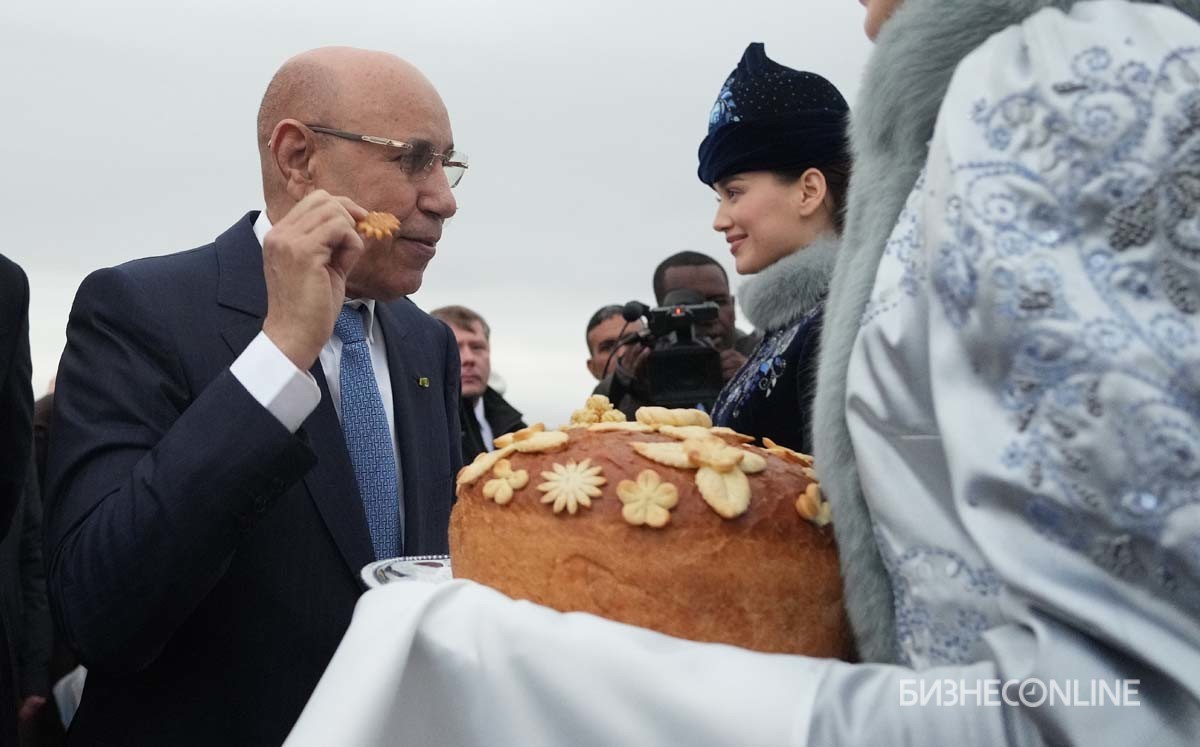 Президент Мавритании Мухаммед ульд аш-Шейх аль-Газуани. Фото: Александр Вильф/фотохост-агентство brics-russia2024.ru