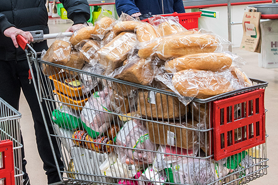 Сильное впечатление произвел скачок цен на хлеб в «Магните»