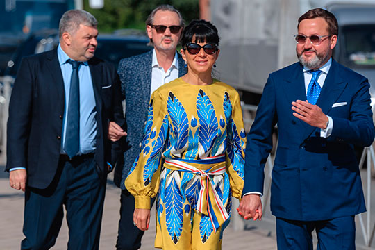 Тимербулат Каримов (справа) был здесь вместе с супругой Ингой Сечиной, дочерью могущественного руководителя «Роснефти» Игоря Сечина