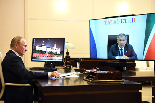 Путин – Минниханову: «Татарстан не обижен финансовой поддержкой, мы с вами это знаем»