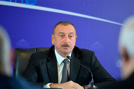 Ильхам Алиев заявил, что будет решать карабахский вопрос только путем полного освобождения этой территории от армянских войск