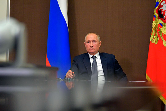 Владимир Путин: «Cейчас именно от каждого зависит результат наших общих усилий по борьбе с распространением инфекции»