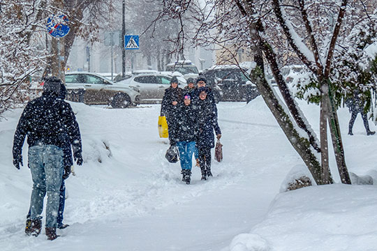 Ровно год назад 18 ноября в Татарстане шли дожди, а сегодня за окном — по-настоящему зимняя погода