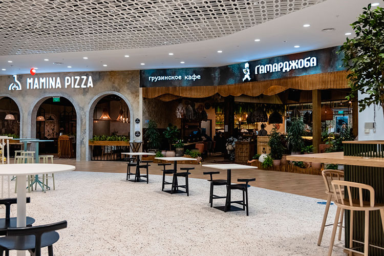 В ТЦ «Парк Хаус» в октябре открылось грузинское кафе «Гамарджоба» и семейный ресторан итальянской кухни «Мамина пицца»