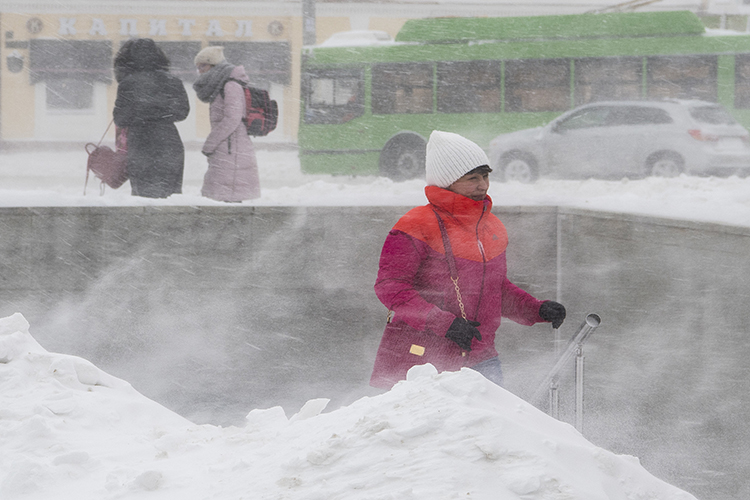 «Процесс западный, неустойчивый»: Татарстан во власти снежного циклона с Атлантики