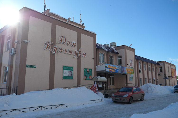 Дом культуры в Васильево расположен недалеко от промышленных предприятий, на территории которых сейчас полная разруха
