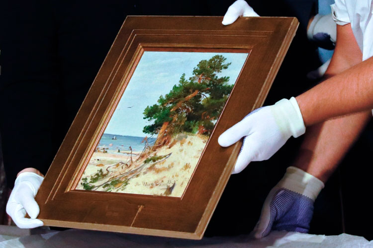Картина Ивана Шишкина «Сосна на берегу залива» в музейно-выставочном комплексе «Новый Иерусалим»