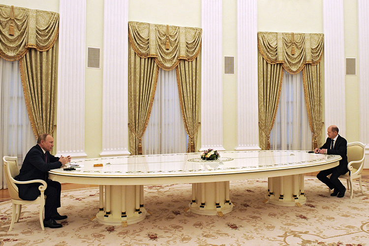Тема «войны» стала ключевой на встрече президента России Владимира Путина и канцлером ФРГ Олафом Шольцем