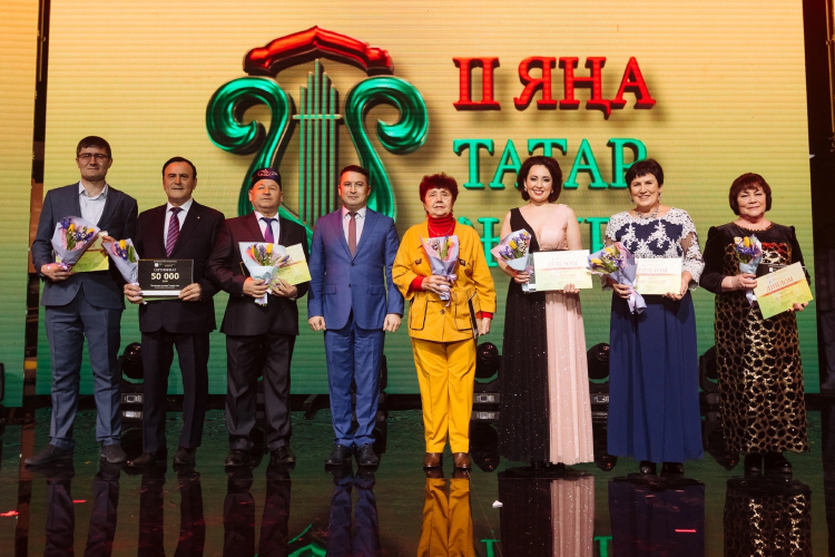 Награжденные исполнители на конкурсе «Яңа татар җыры-2»
