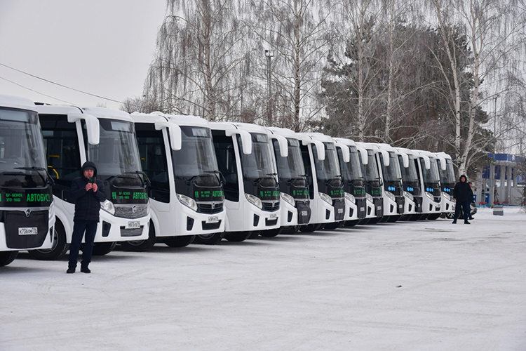 По словам Ханифова, чтобы удержать ситуацию на контроле, для Нижнекамска в 2021–2022 году закупили 50 новых автобусов за счет бюджета РТ