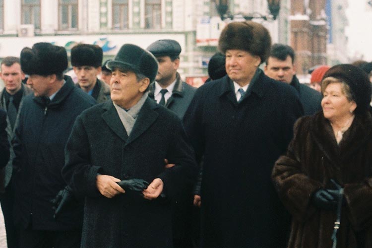 Минтимер Шаймиев и Борис Ельцин
