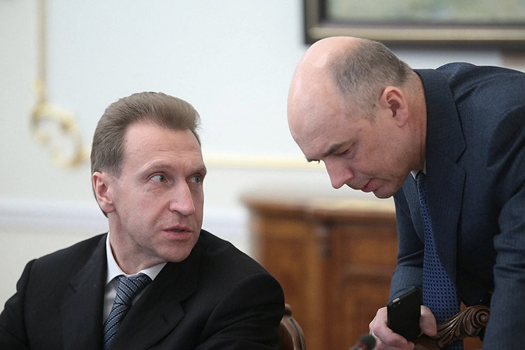 Игорь Шувалов (слева) и  Антон Силуанов (справа)