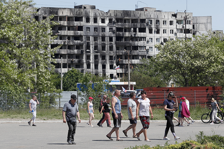 Задача нам была поставлена — идти в направлении Мариуполя. Было указано просто направление: это ваше, а это — направление ваших соседей