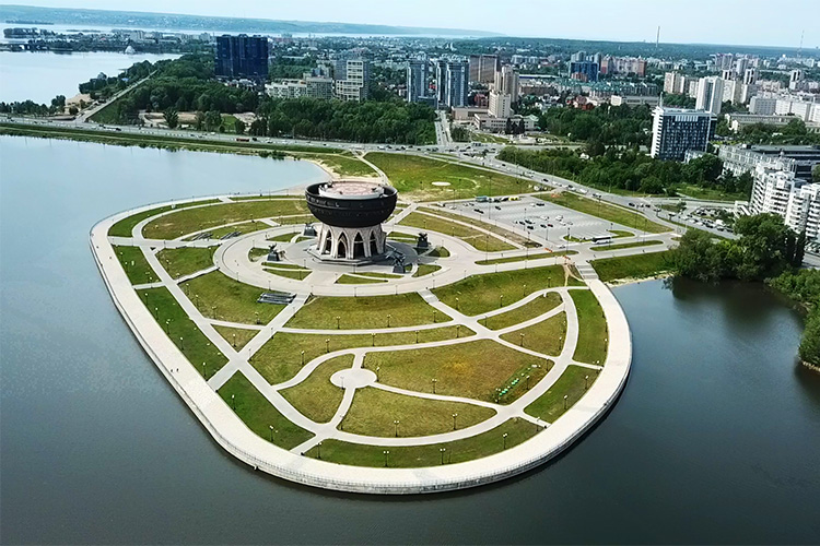 Площадь засыпки Казанки у центра семьи «Казан» сокращается с планировавшихся 14,3 га до 8 гектаров