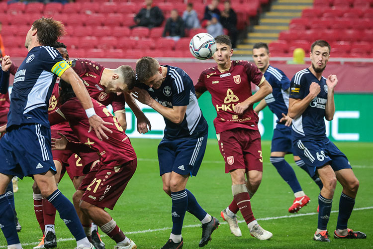В игре с «Волгарём» два первых гола — следствие игры на стандартных положениях